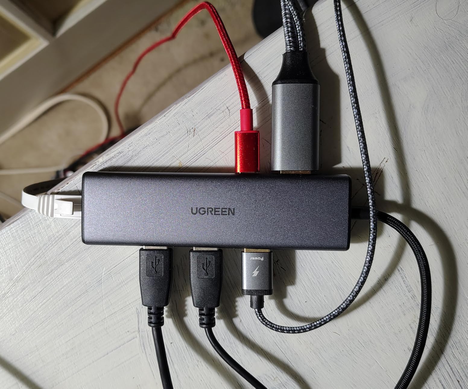 UGREEN Revodok 6 in 1 USB C Hub Gigabit Ethernet Adapter with 4K HDMI customer photo 1