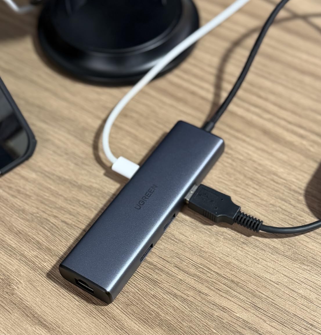 UGREEN Revodok 6 in 1 USB C Hub Gigabit Ethernet Adapter with 4K HDMI customer photo 2
