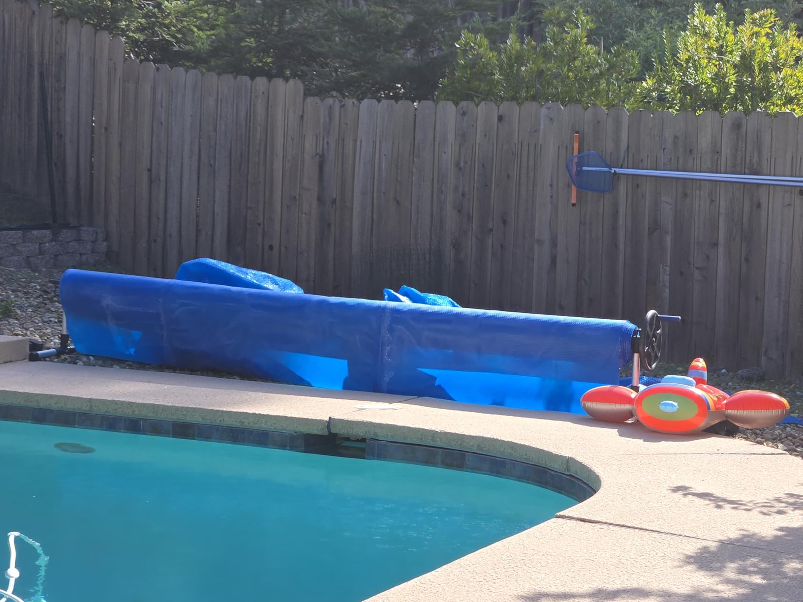 BigXwell Heavy-Duty Solar Pool Cover 16x32ft - 16Mil Blue customer photo 1