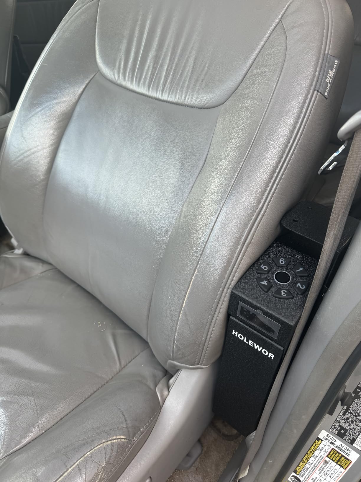 Drop Down Biometric Gun Safe for Handgun Mounted for Bedside Desk customer photo 2