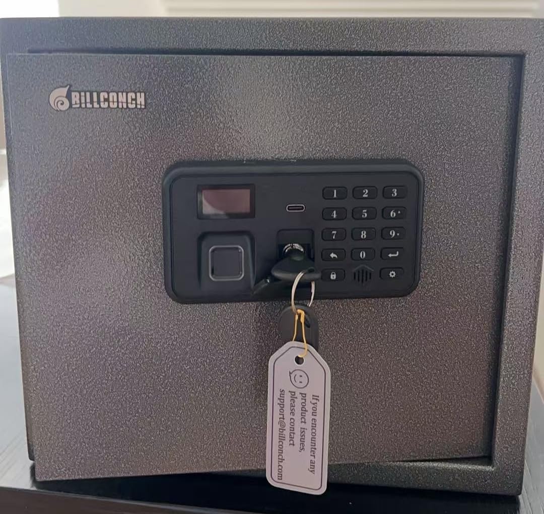 Billconch Smart Gun Safe for Multiple Pistols - Automatic Lock Safe Box customer photo 2