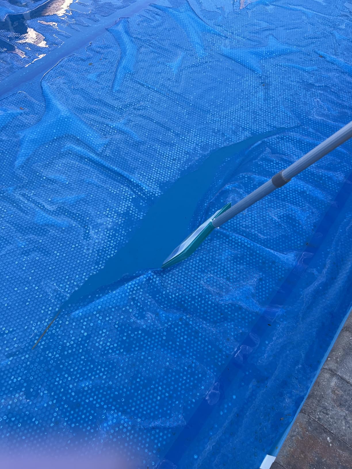 In The Swim 20' x 40' Standard Blue Rectangle Solar Pool Cover 8 Mil customer photo 2