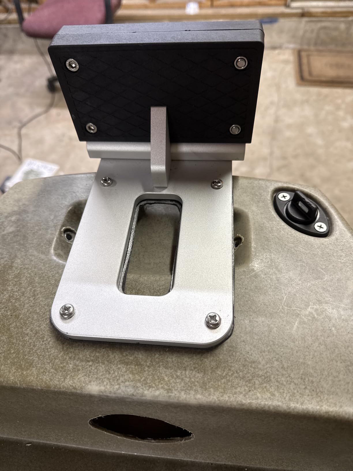 Universal Transom Trolling Motor Mount for Kayaks/Kayak Motor Mount customer photo 1