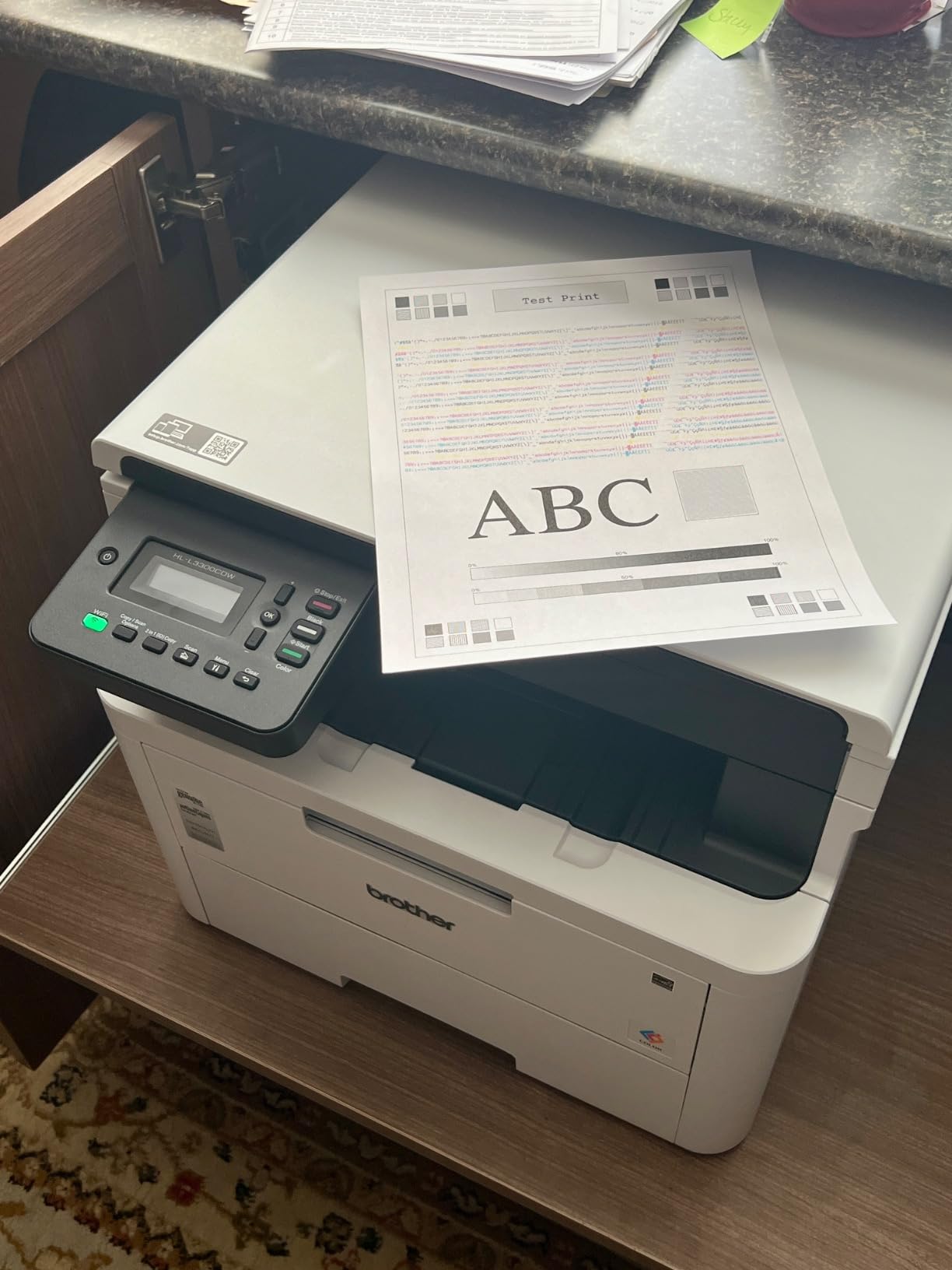 Brother HL-L3300CDW Wireless Digital Color Multi-Function Printer with Laser Quality Output, Copy & Scan, Duplex, Mobile | Includes 2 Month Refresh Subscription Trial ¹, Works with Alexa customer photo 1