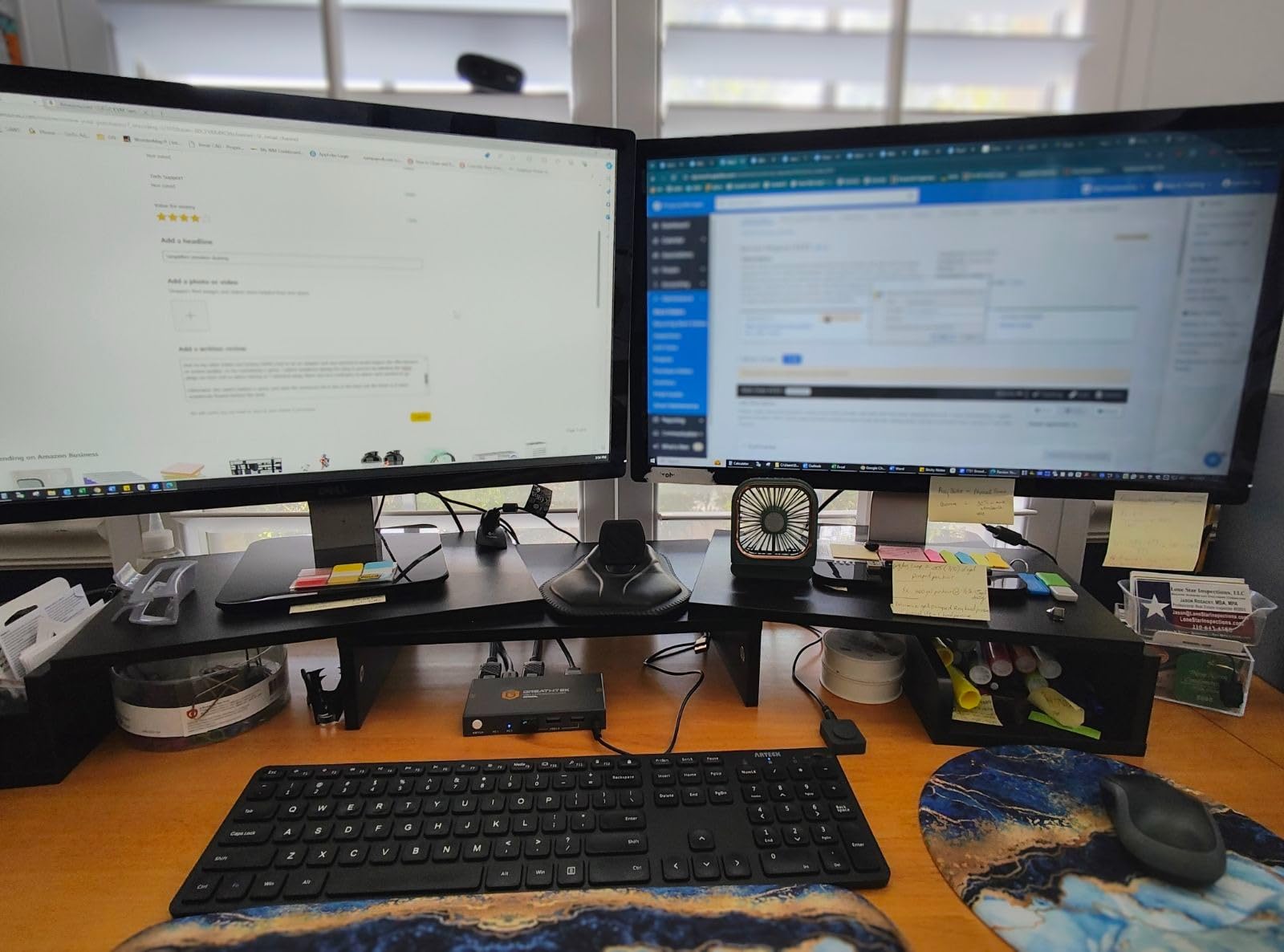 HDMI KVM Switch 1 Monitor 2 Computers 4K@60HZ 2 Port KVM Switcher customer photo 2