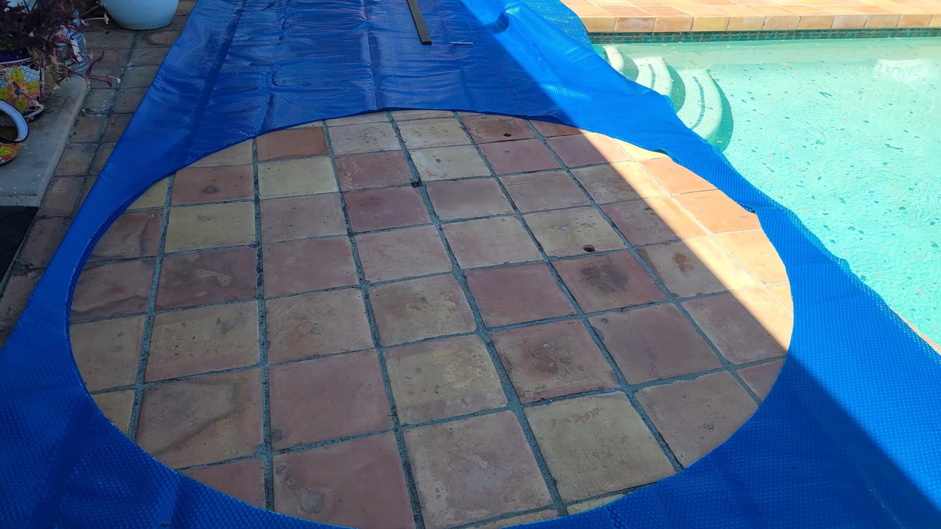 VINGLI 12x24ft Solar Pool Cover 12mil Rectangle Blue customer photo 1
