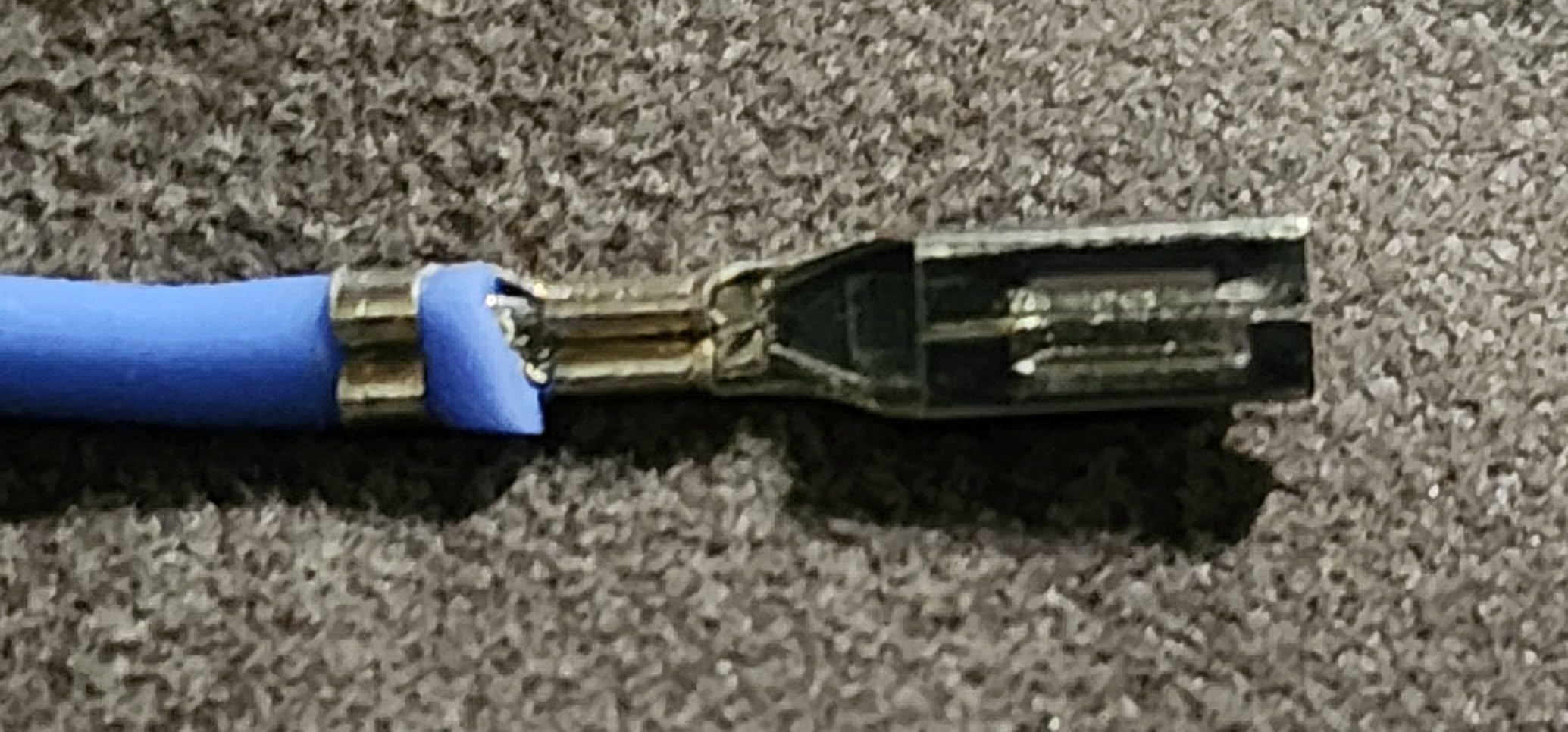 Wire Crimping Tool with Ratchet, Amliber Ratchet Wire Crimper Tool for Open Barrel Terminal Connectors, Electrical Crimping Tool for Deutsch DELPHI AMP Dupont TYCO Terminals, 24-14 AWG customer photo 2
