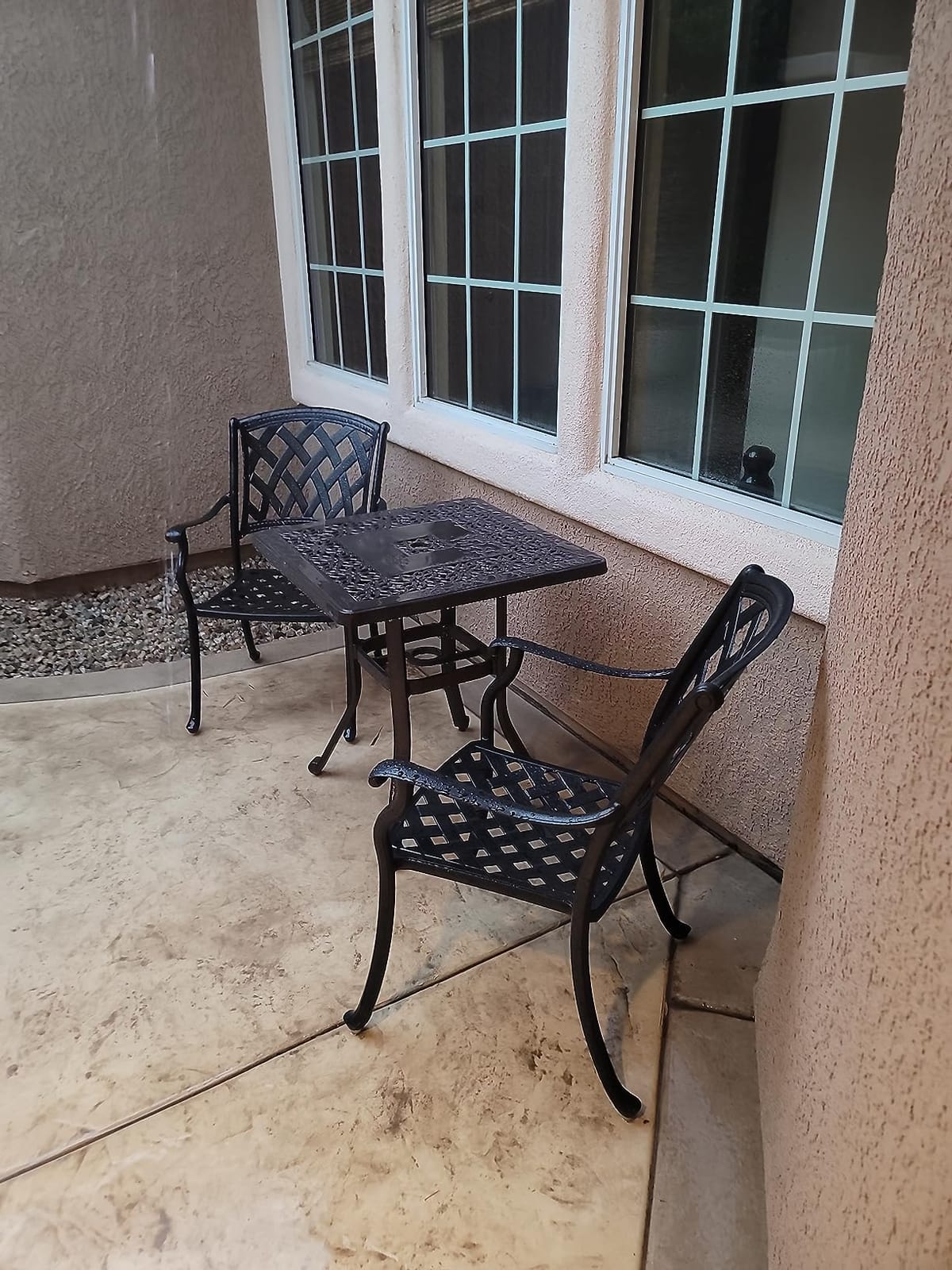 PHI VILLA Square Patio Dining Table 53