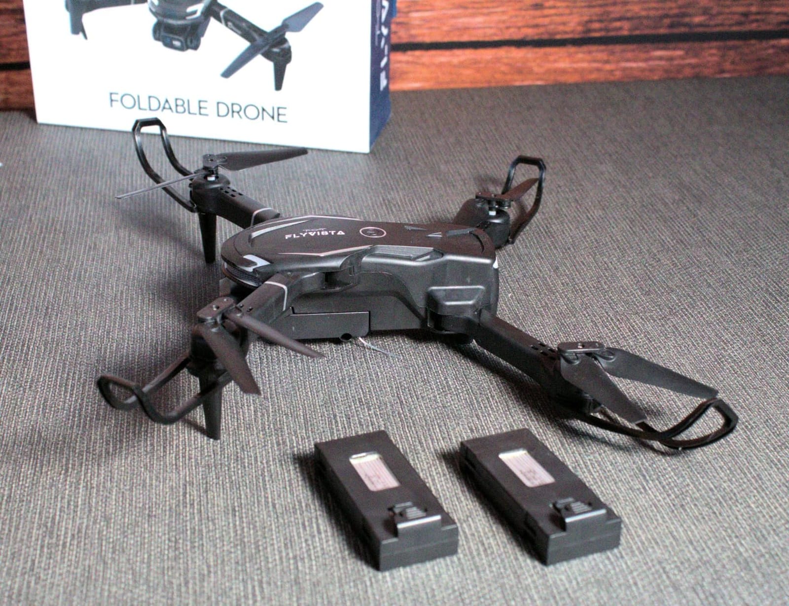 FLYVISTA Cool Mini Drone with Camera for Kids Adults Beginners, 1080P FPV Camera Remote Control Drone for Kids with 2 Batteries, One-Click Take Off/Landing, Altitude Hold, Headless Mode, 360° Flips, 3-Gear Speeds , Emergency Stop, Toys Gifts for Adults Beginner and Kids customer photo 2