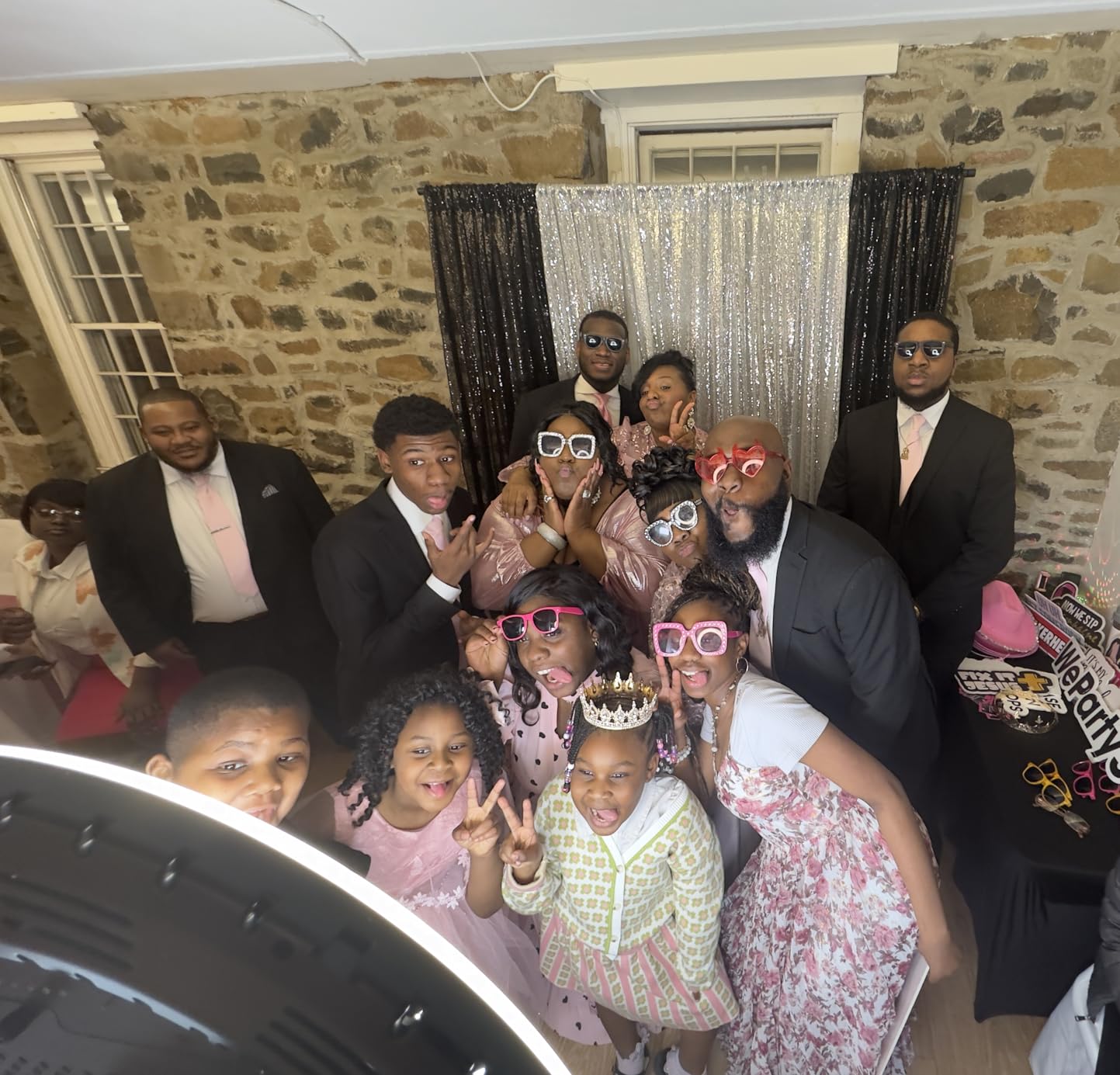 Backdrop Stand 10x7.5ft, Height Adjustable and Width Adjustable Backdrop Stand, Back Drop Stand for Balloon Arch, Photo, Parties customer photo 2