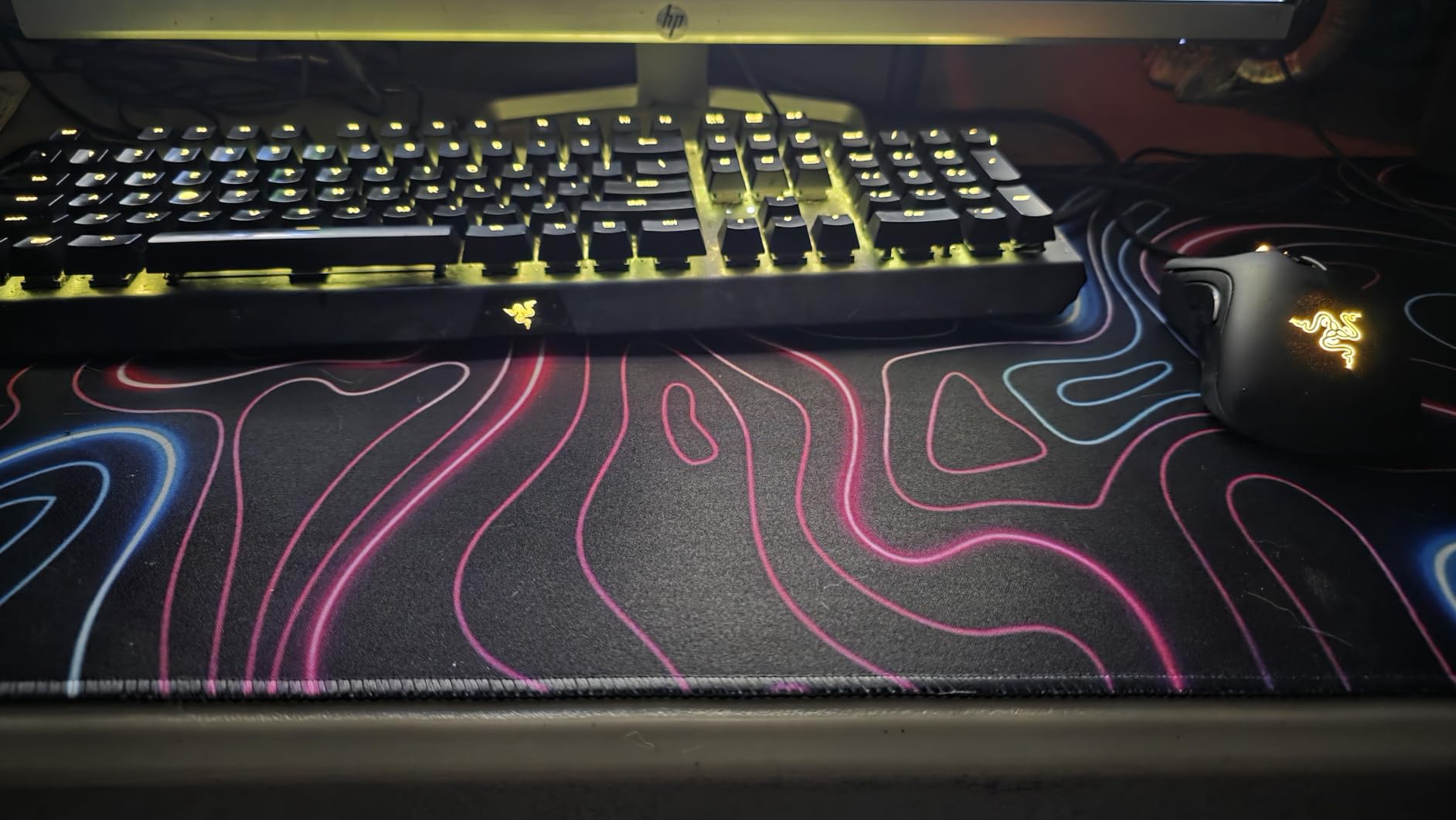 Rcege Large Gaming Mouse Pad Extended Desk Mat with Non Slip Stitched Edge customer photo 2