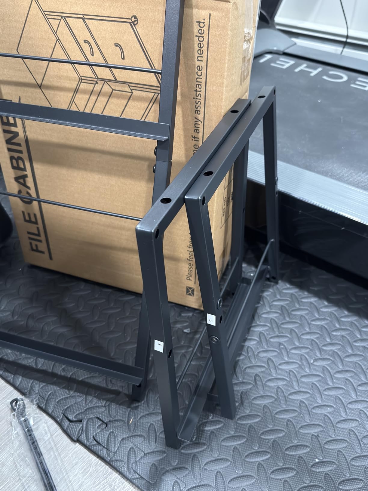 GYIIYUO 2 Drawer File Cabinet 24''W, Mobile Filing Cabinet, Printer Stand customer photo 1