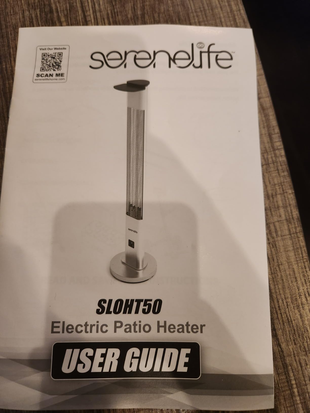 SereneLife Outdoor Electric Patio Heater - 1500W High-Efficiency Infrared Heating, Remote Control Standing Heater with Aluminum Reflector, Waterproof Design, IP65 Approved, Quiet Operation customer photo 1