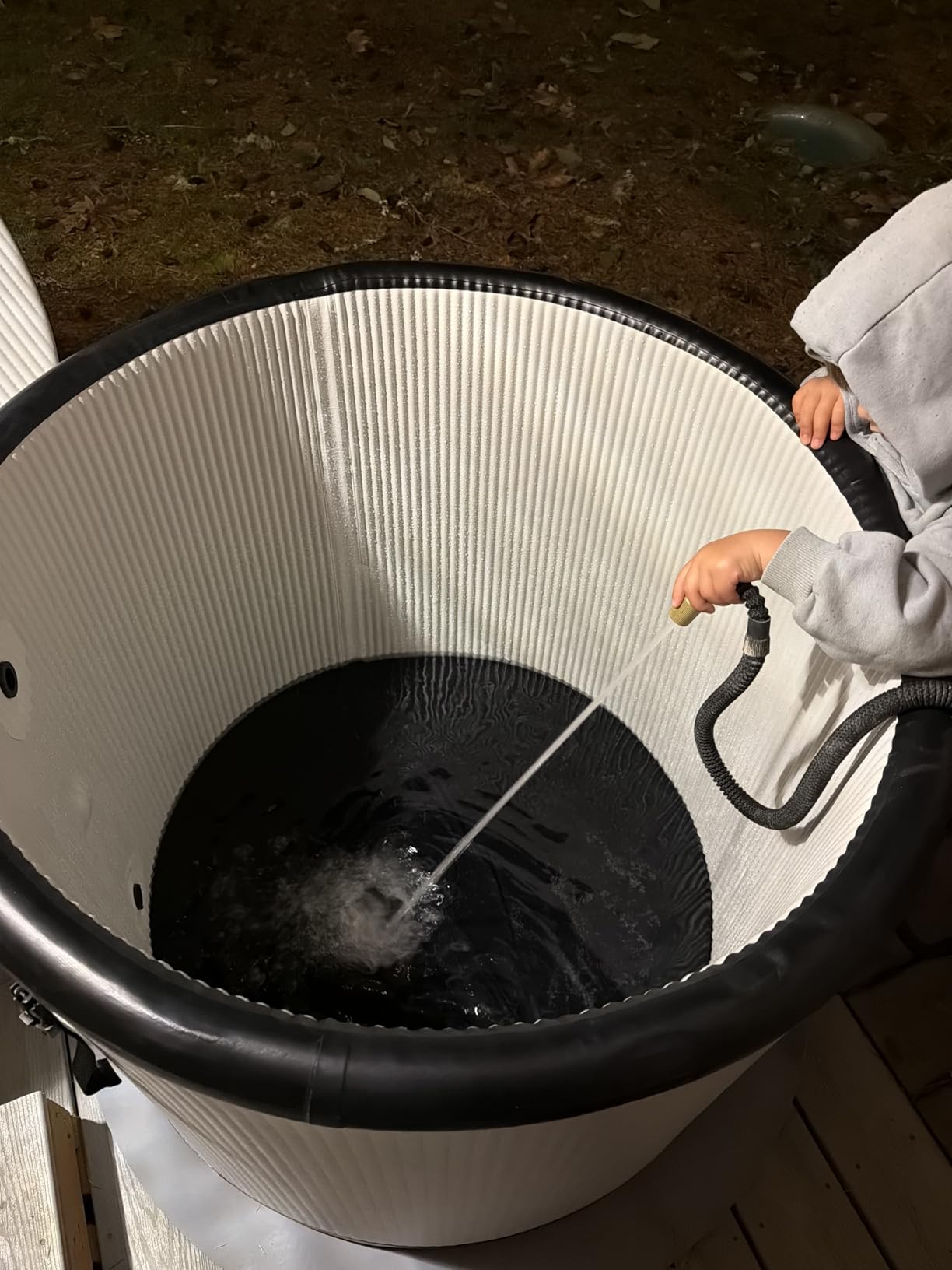 Inflatable Cold Plunge Tub, 187 Gallon, 39