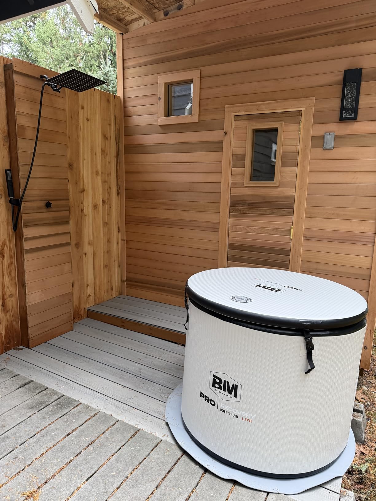Inflatable Cold Plunge Tub, 187 Gallon, 39