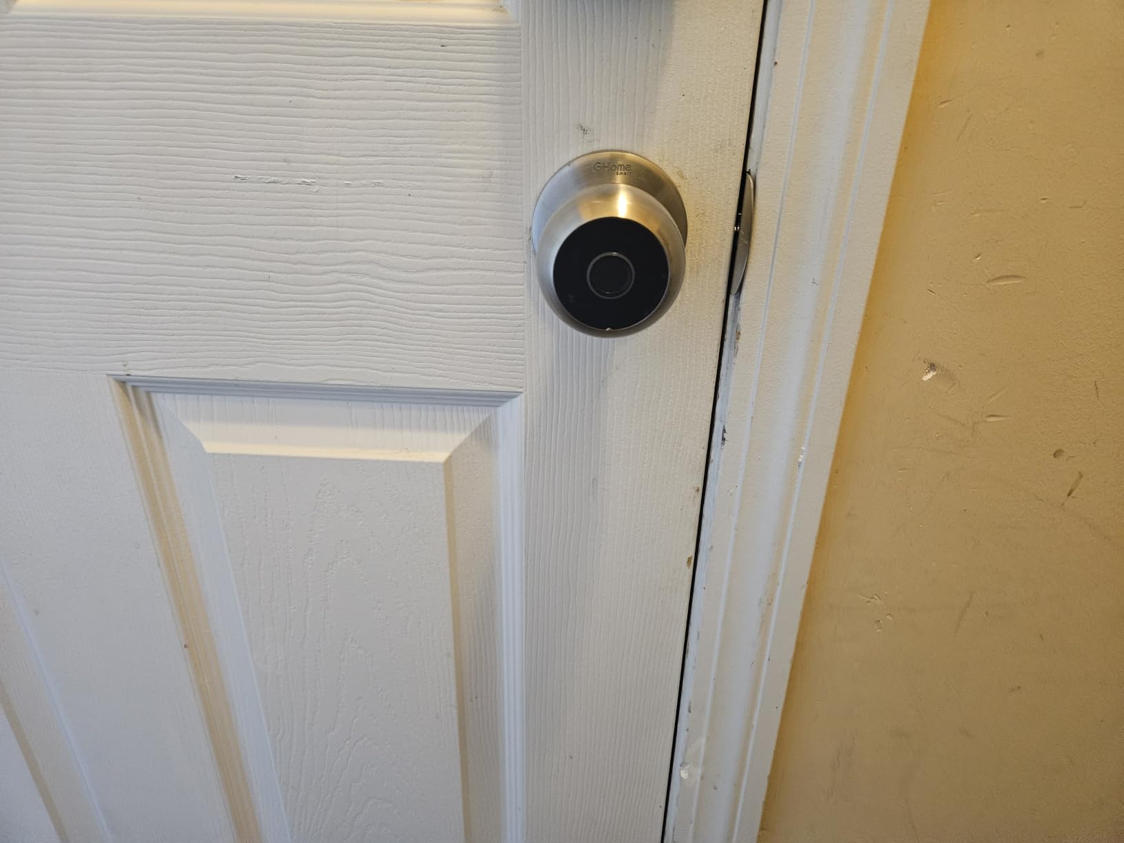 GHome Smart Fingerprint Door Lock, 4 in 1 Smart Fingerprint Door Knob with Keypad, App Control, Auto Lock, Biometric Door Knob with Lock for Bedroom, Apartment, Garage, Home & Office customer photo 1