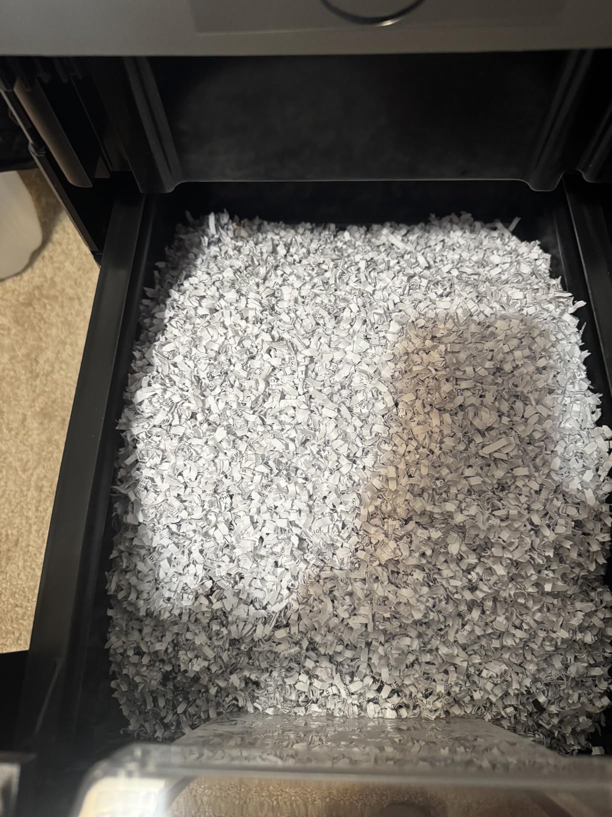 BONSEN 300-Sheet Auto Feed Micro Cut Heavy Duty Paper Shredder for Office customer photo 2