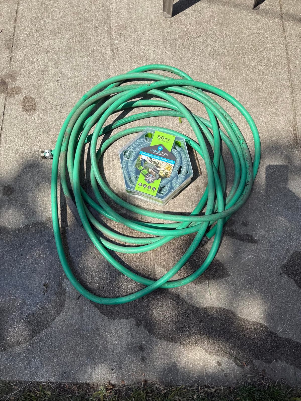 HydroTech 50 ft Expandable Burst-Proof Garden Hose, 5/8 in Diameter customer photo 1