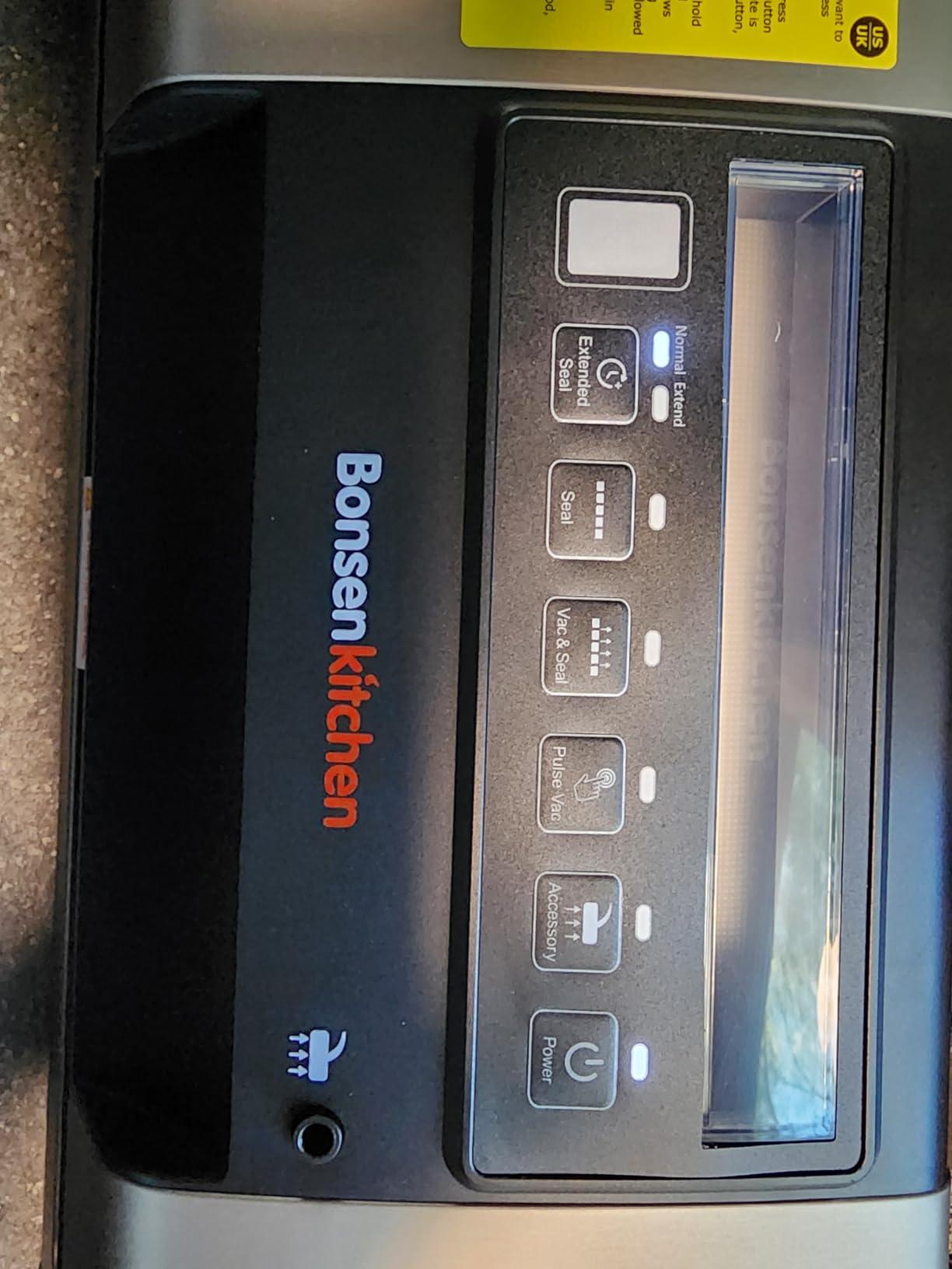 Bonsenkitchen Vacuum Sealer for Food, Easy-Lock Handle with Digital Timer customer photo 2