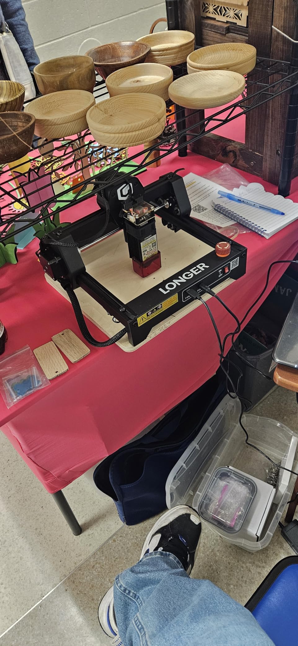 Longer RAY5 mini Laser Engraver, 3.5W Output,WiFi, Emergency Stop Safety12000mm/min High-Speed Cutter for Wood, Acrylic, Leather, DIY CNC, Engraving Area 130 * 140mm customer photo 2