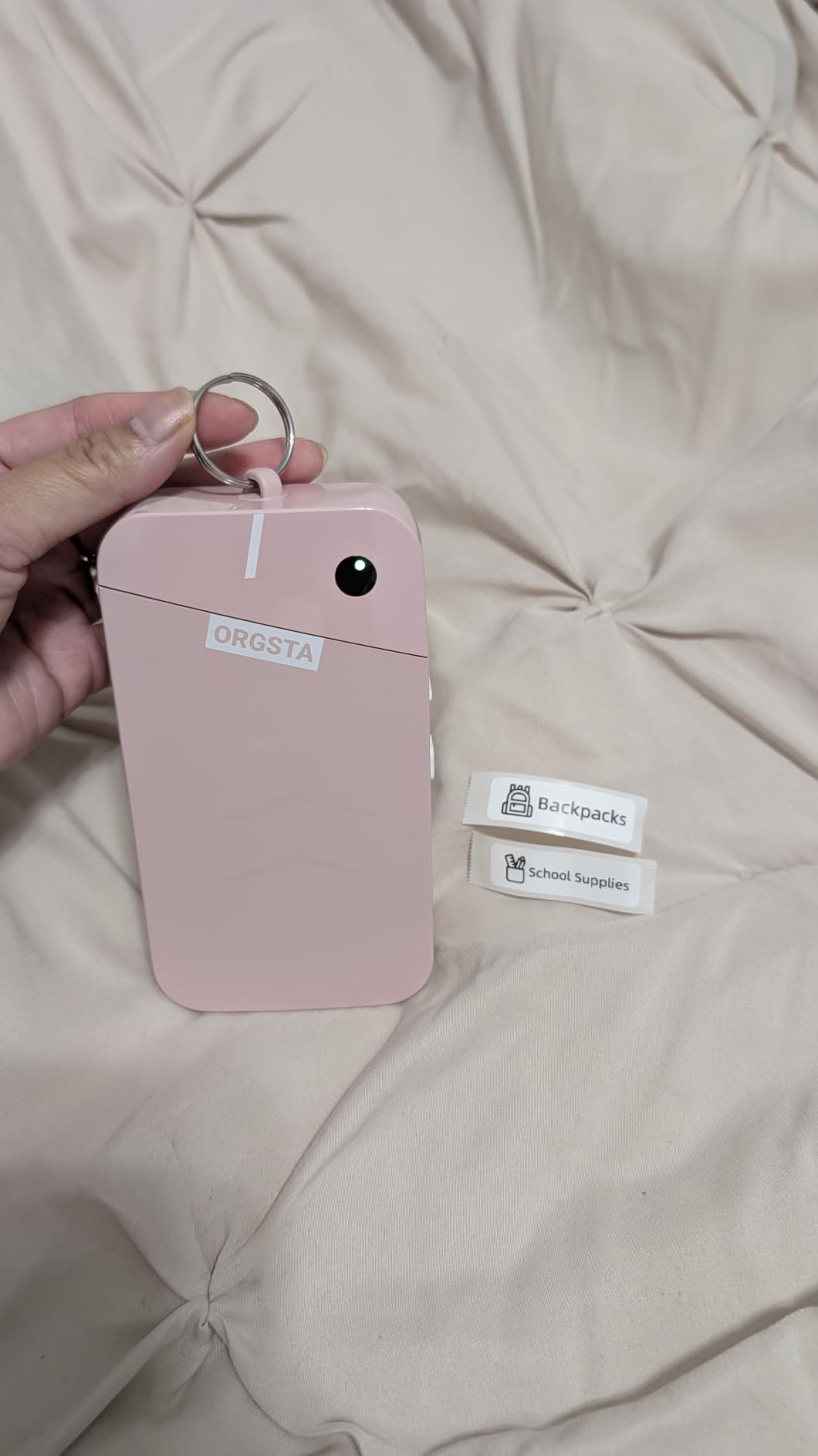 ORGSTA S001 Label Maker Machine with Tape, Portable Bluetooth Label Maker customer photo 1