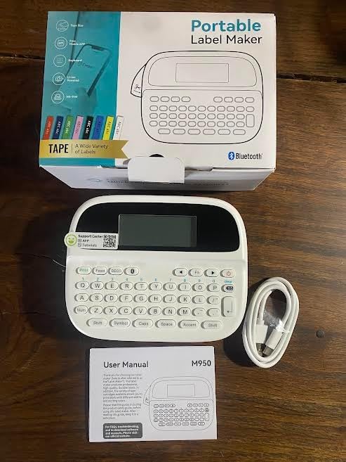 Label Maker Machine with Tapes, Rechargeable Label Maker Waterproof-Labels customer photo 2