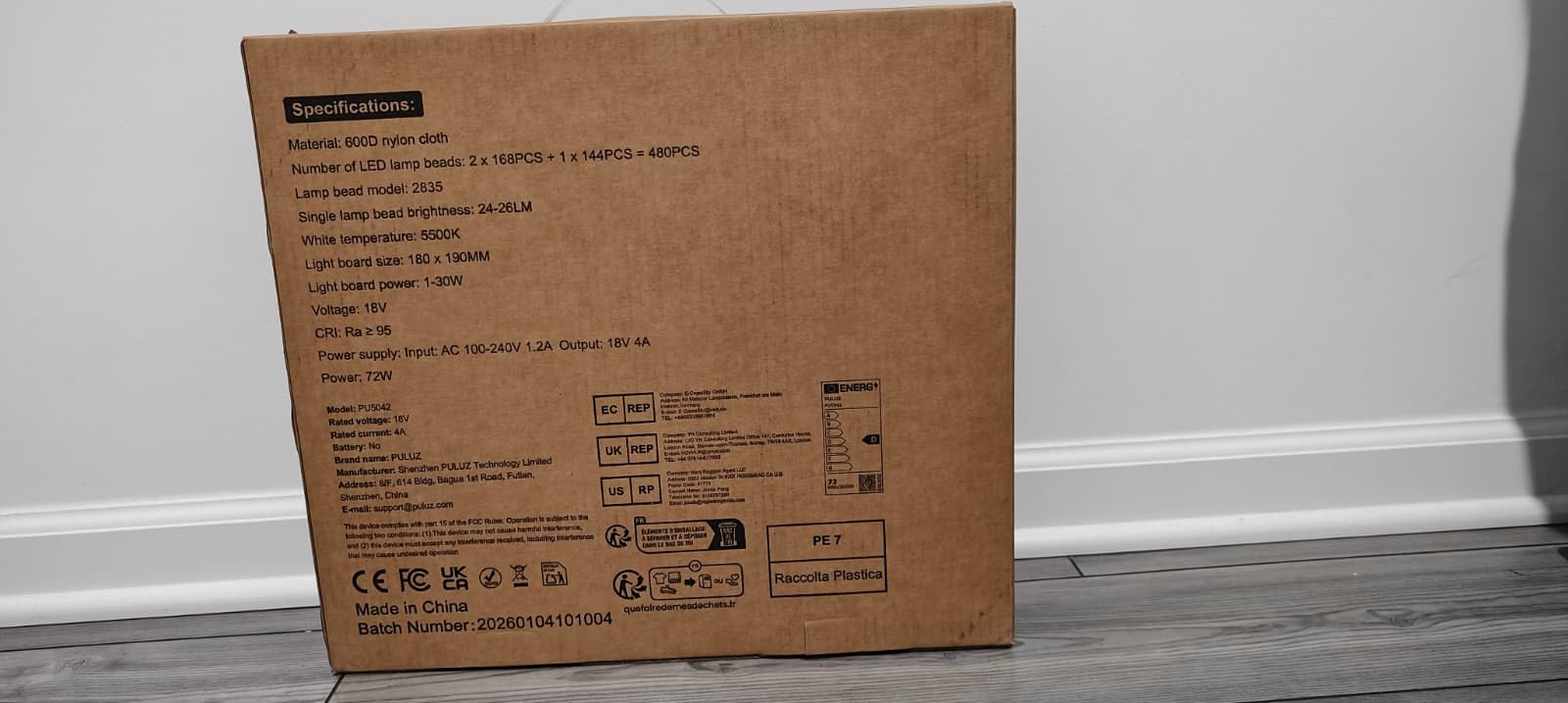 PULUZ Professional Large Photo Light Box Photography Studio, 47x31x78inch Large Lightbox Photo Video Continuous Lighting Softbox Shooting Tent Kit with 2 Colors PVC Backdrops customer photo 2