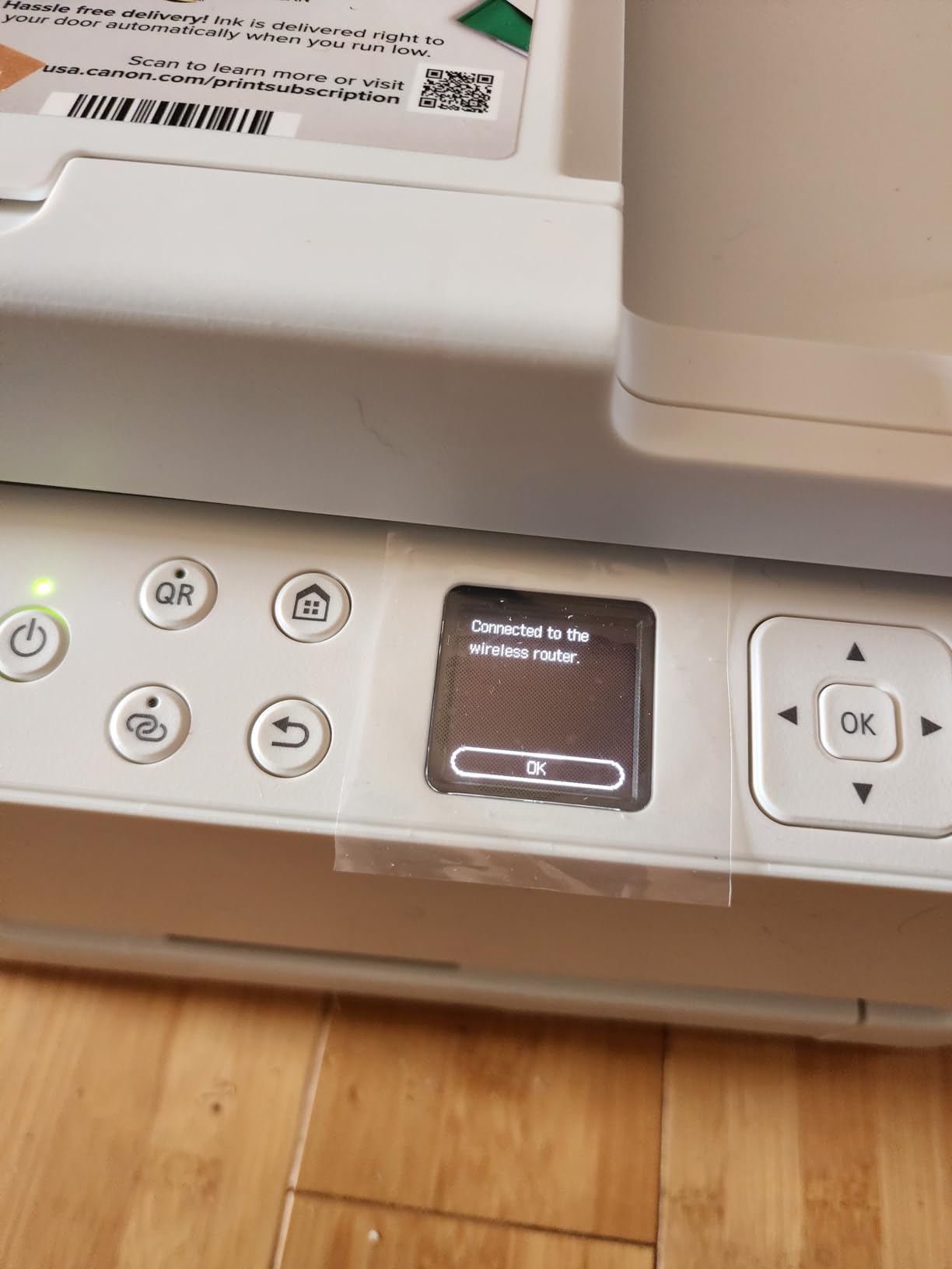 Canon PIXMA TR7120 Wireless Color Inkjet Printer, Duplex Printing, White – Home Printer with Copier/Scanner, Auto Document Feeder, Compact Design, Intuitive Control Panel customer photo 1