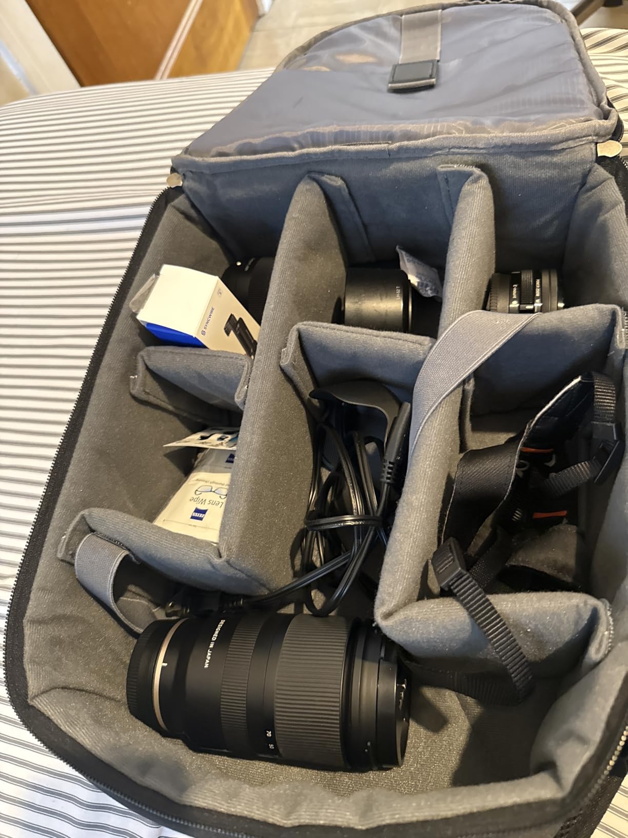 K&F CONCEPT Camera Backpack, Lightweight Camera Bag with Tripod Holder customer photo 2