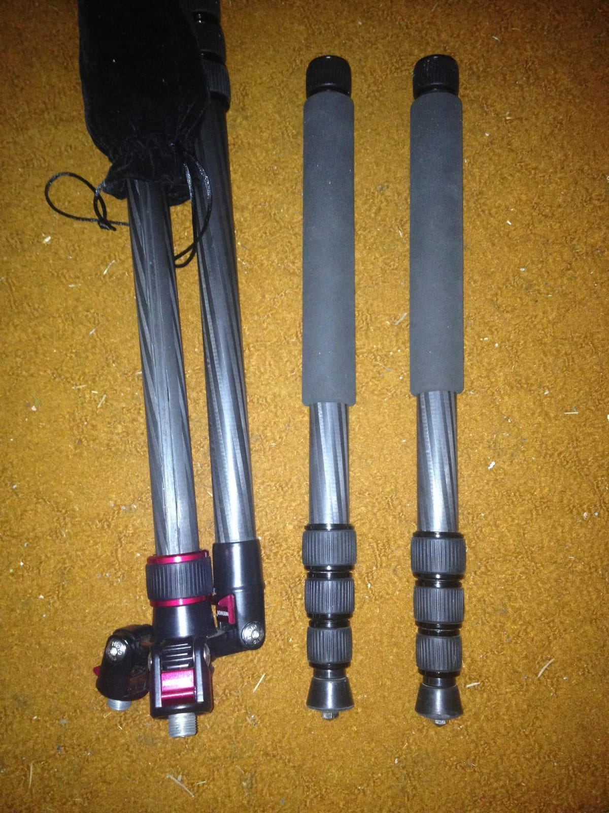 NEEWER Basics Carbon Fiber Travel Tripod Monopod, 64
