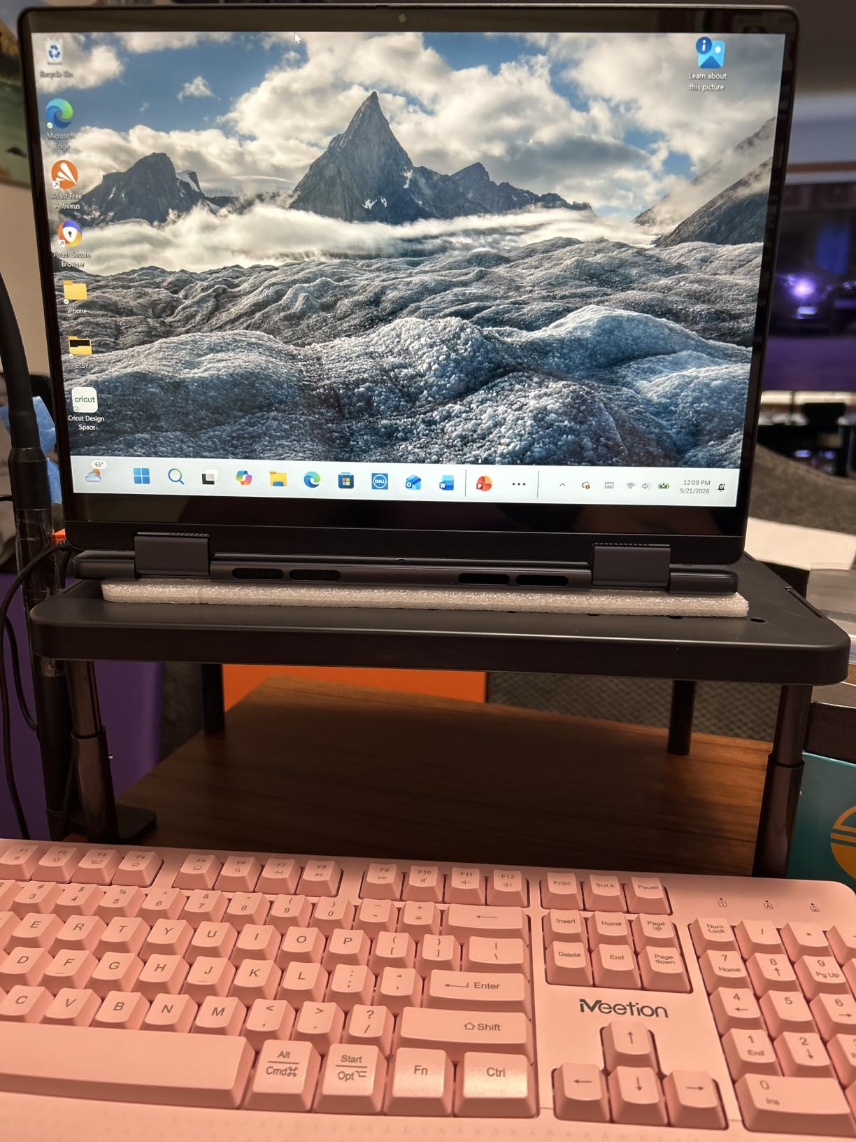 WALI Computer Monitor Stand for Desk, Adjustable Laptop Riser, up to 44 lbs customer photo 2