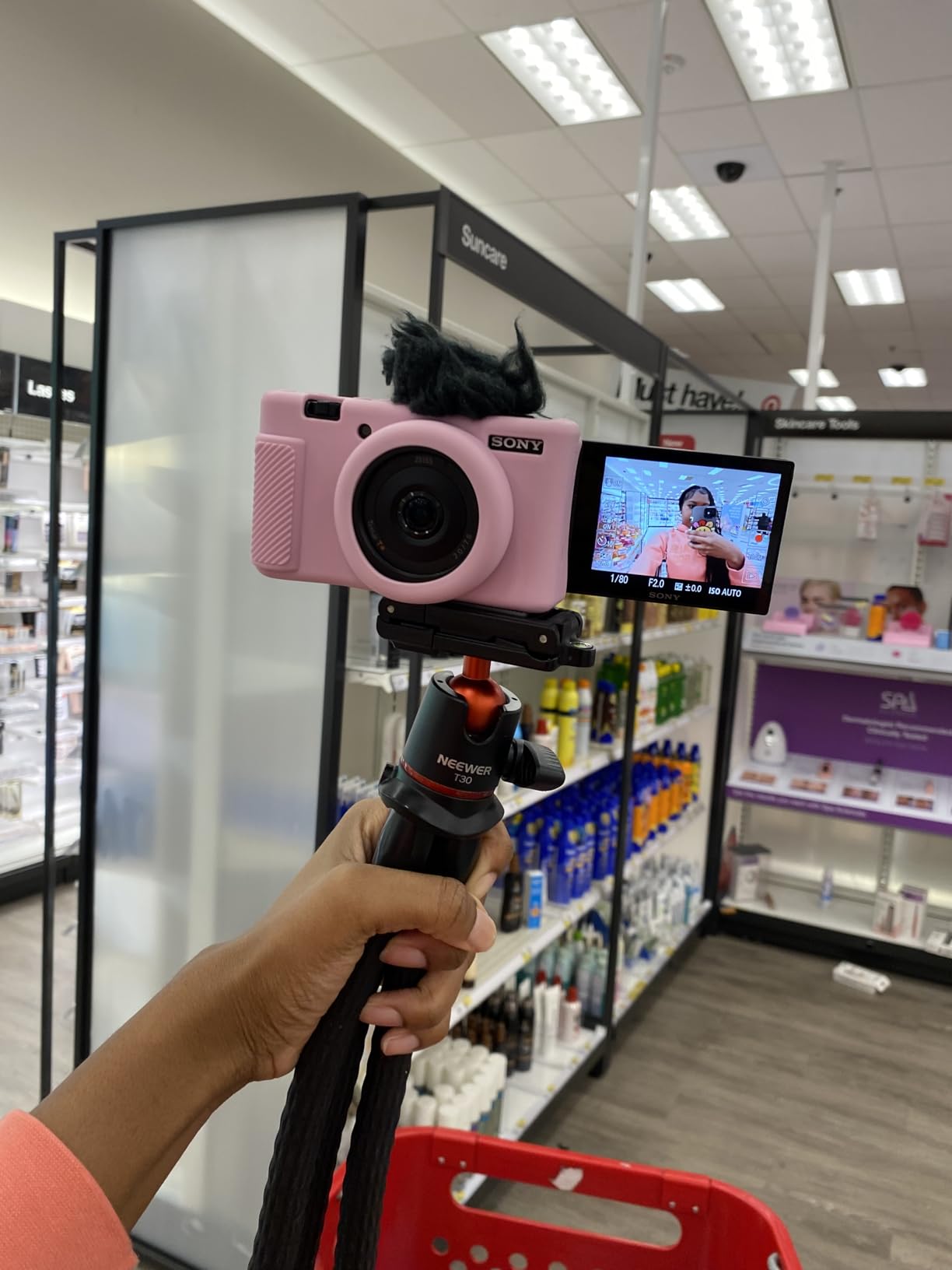 NEEWER Flexible Phone Tripod, Small Mini Camera Webcam Desk Stand, TP34 customer photo 1