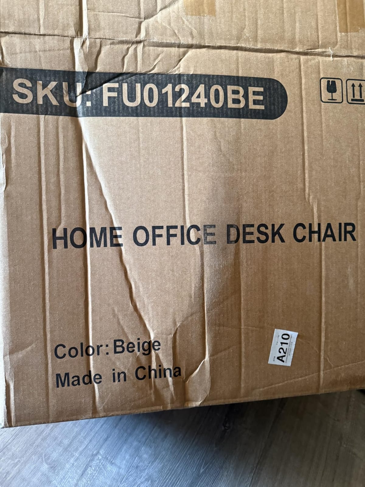 Armless Office Chair, Mid Back Modern Desk Chair with Rubber Wheels, 360 Swivel PU Leather Office Chair No Arms, Adjustable Height Small Computer Chair, Armless Desk Chair for Office, Black customer photo 1