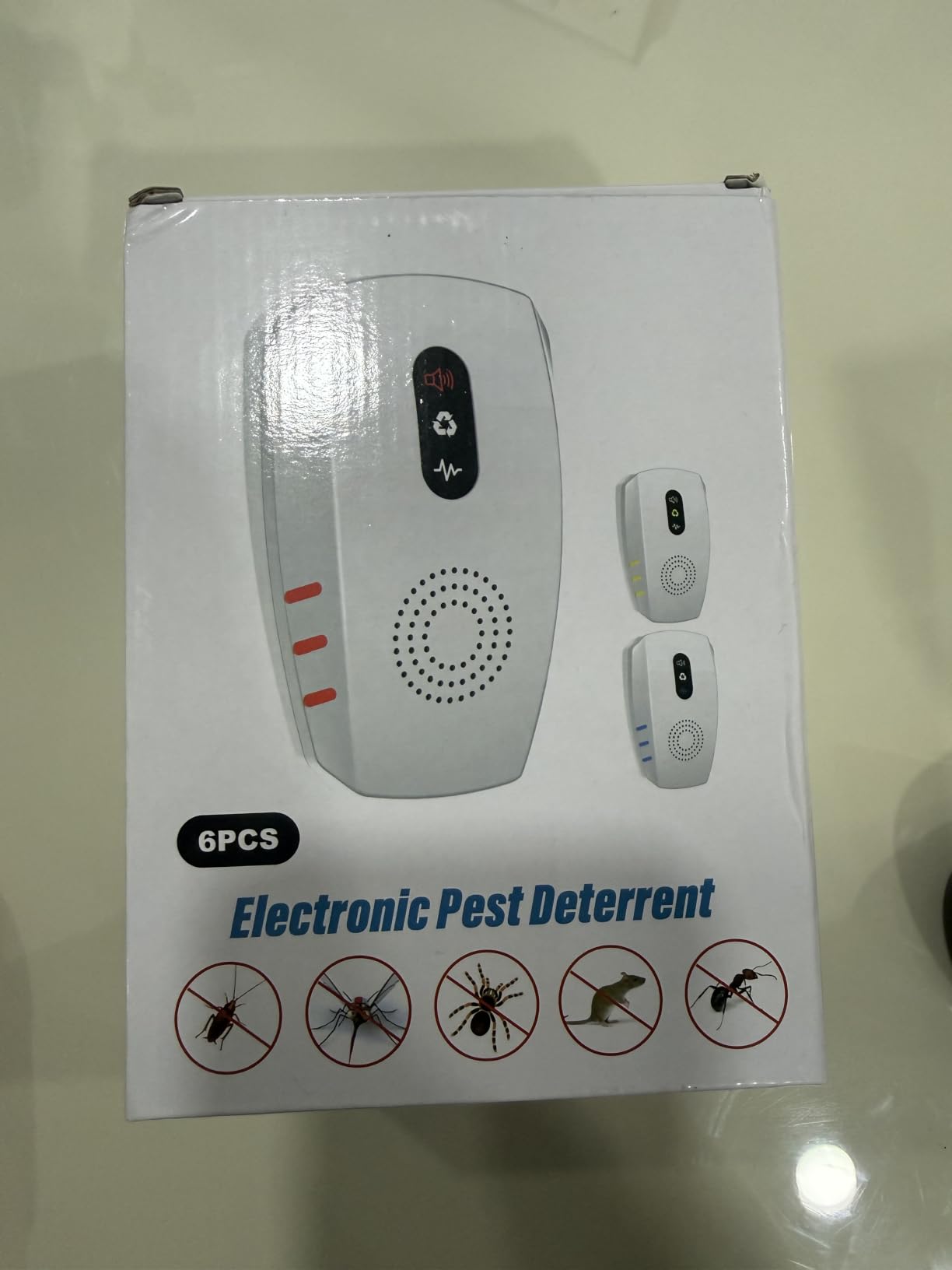 2026 Upgraded Ultrasonic Indoor Pest Repeller, 3-Mode Mouse Traps, 6 Pack customer photo 1