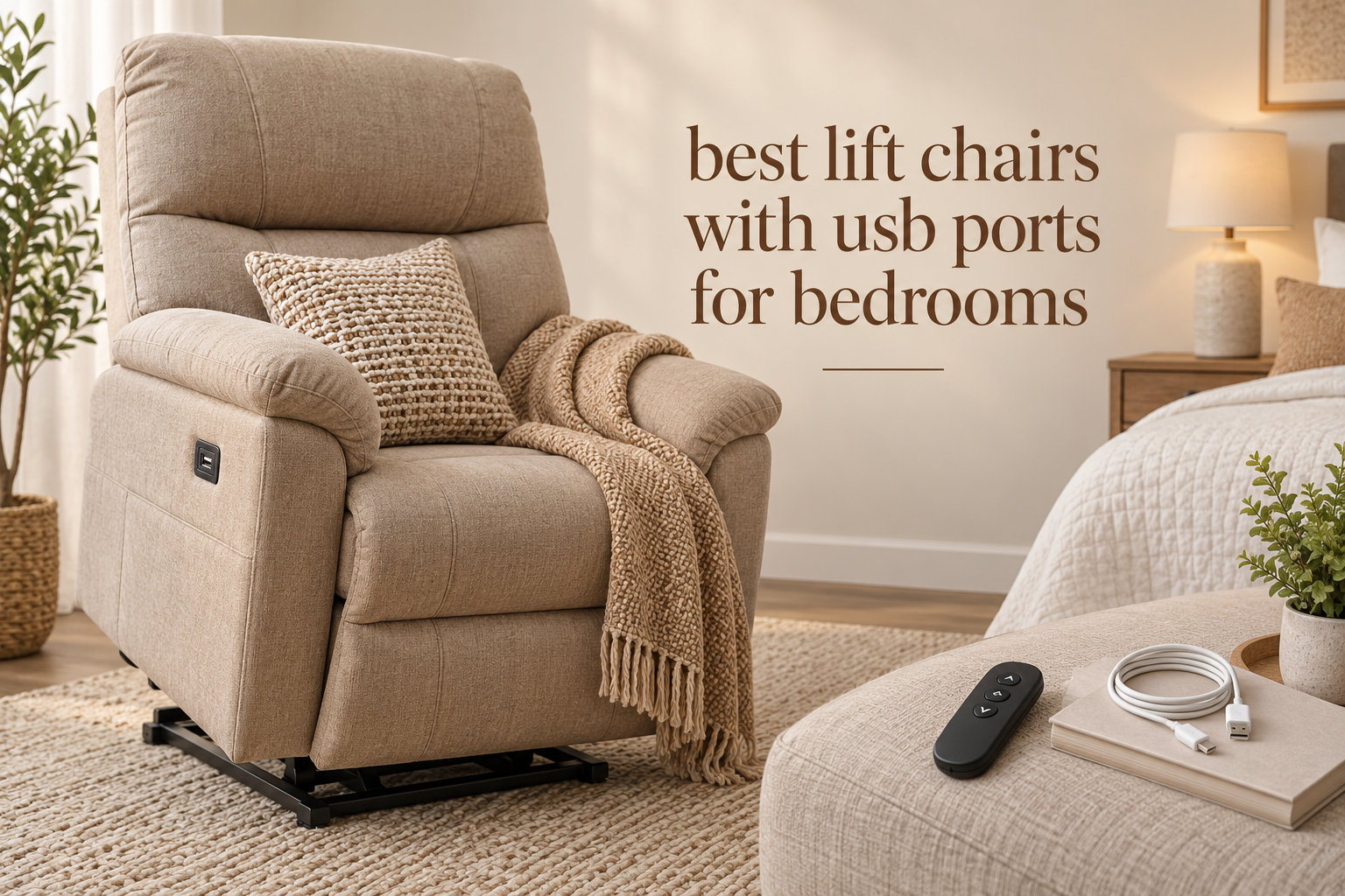 best lift chairs with usb ports for bedrooms
