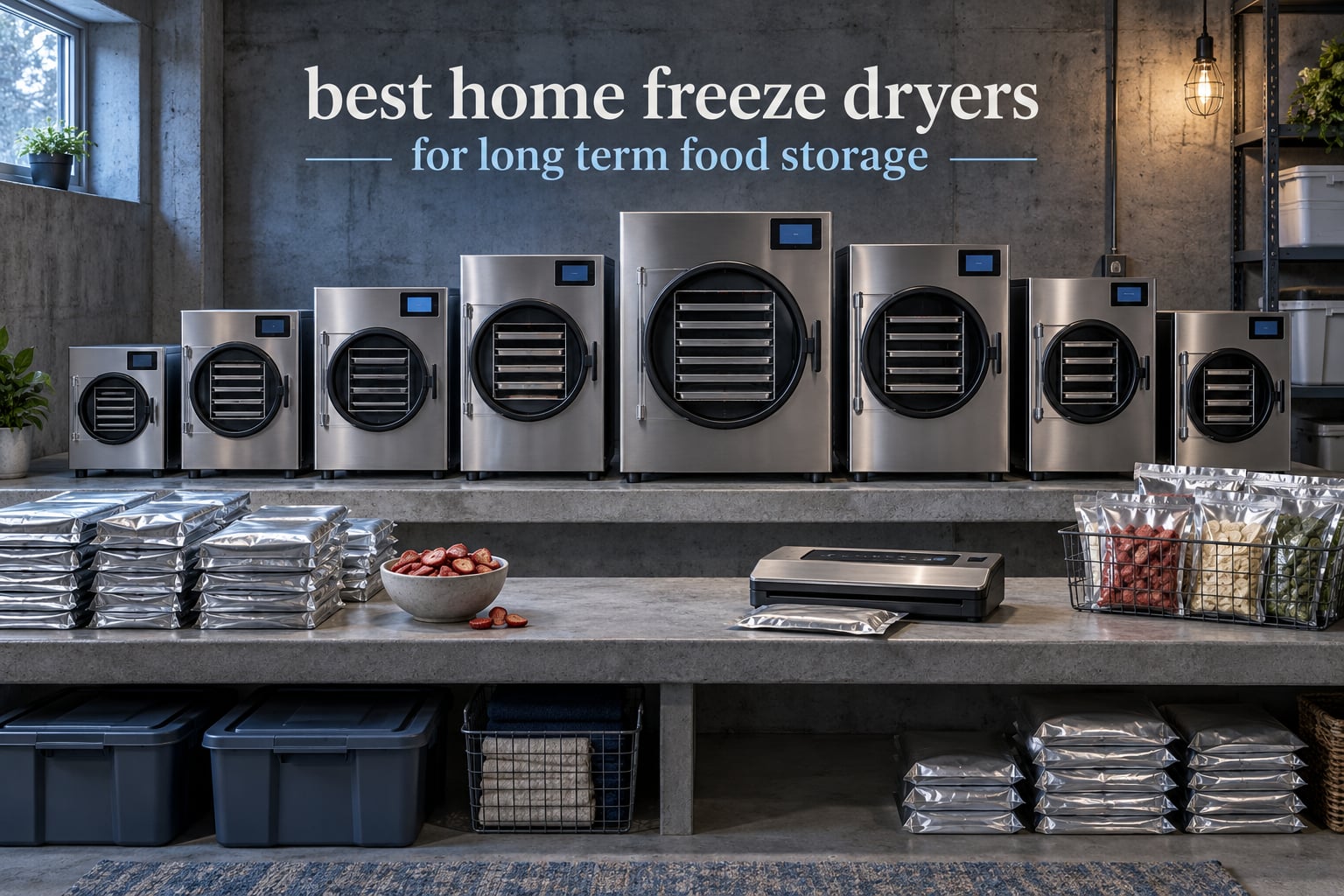 best home freeze dryers for long term food storage