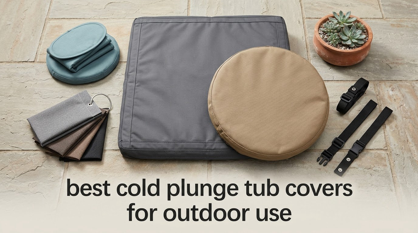 best cold plunge tub covers for outdoor use