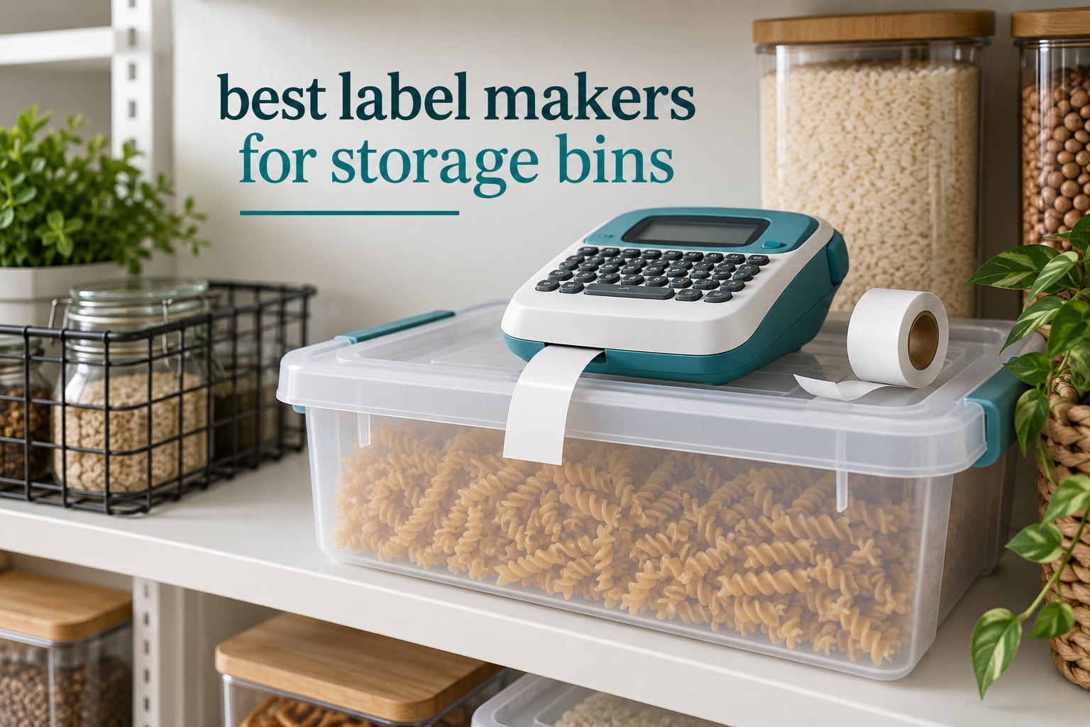 best label makers for storage bins