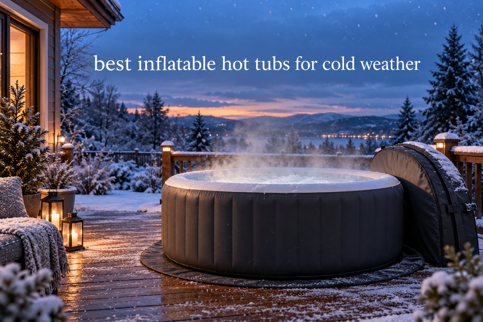 best inflatable hot tubs for cold weather