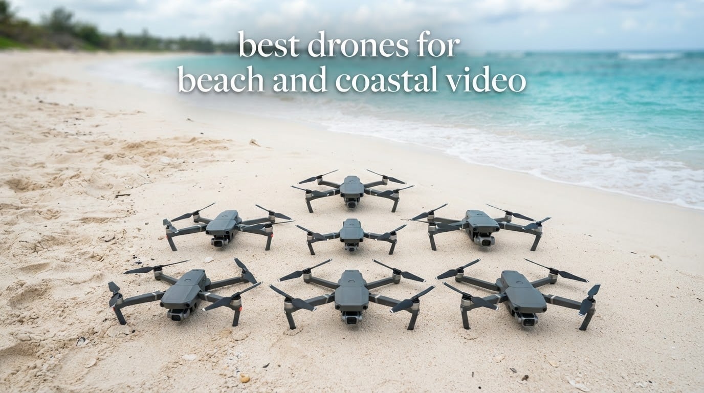 best drones for beach and coastal video