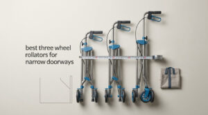 best three wheel rollators for narrow doorways