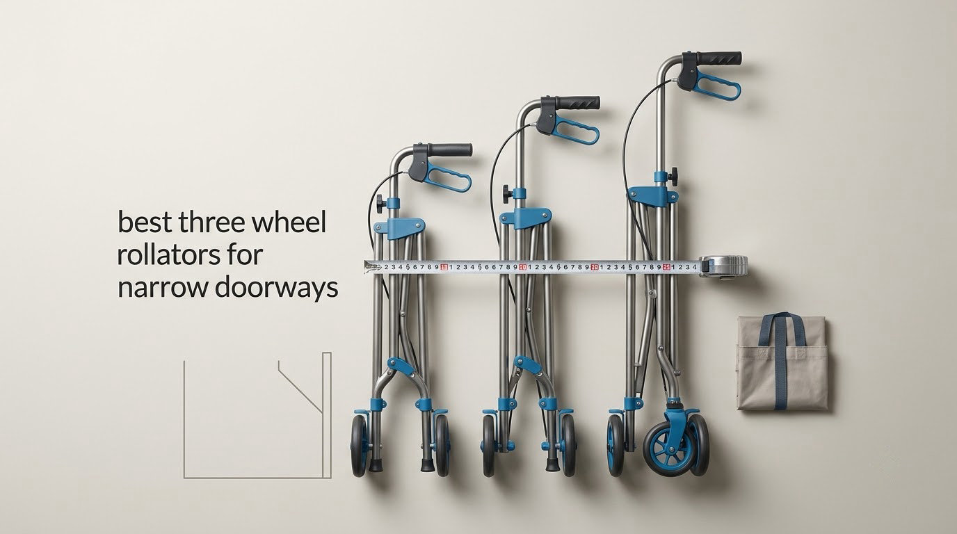 best three wheel rollators for narrow doorways