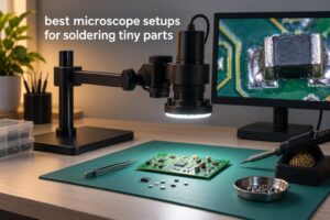 best microscope setups for soldering tiny parts