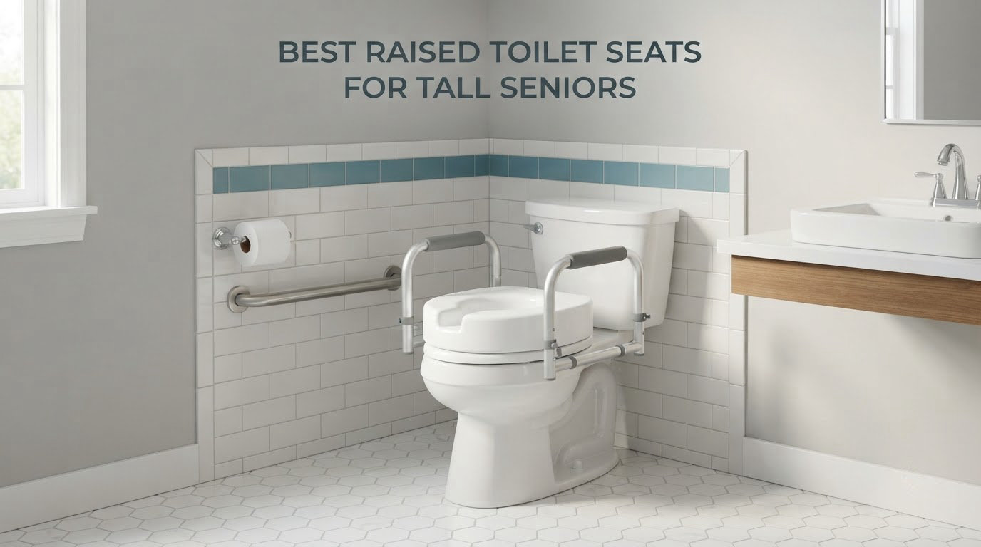 best raised toilet seats for tall seniors