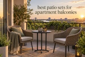 best patio sets for apartment balconies