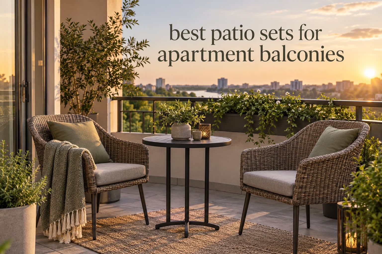 best patio sets for apartment balconies