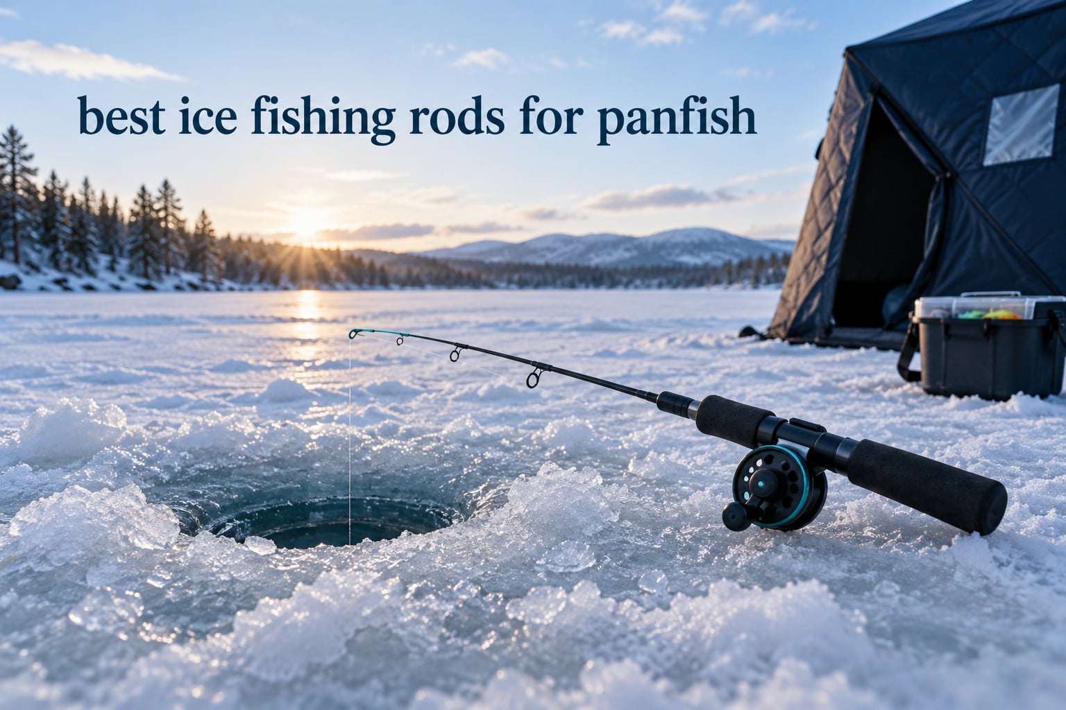 best ice fishing rods for panfish