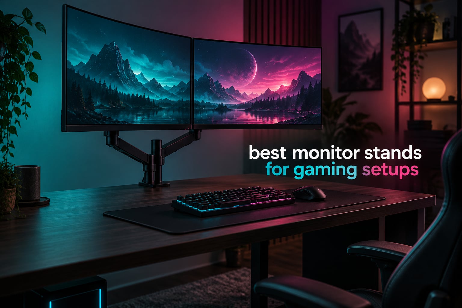 best monitor stands for gaming setups