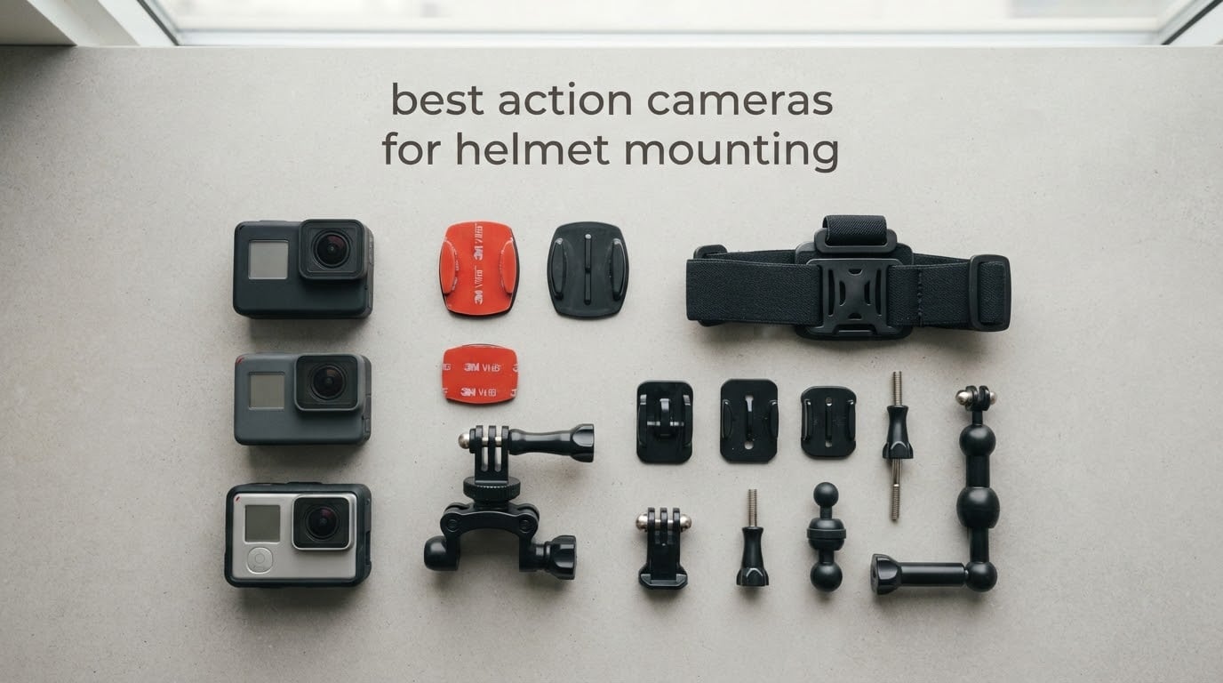 best action cameras for helmet mounting