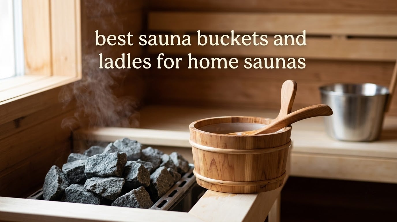 best sauna buckets and ladles for home saunas